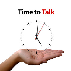 Clock in Hand - Time to Talk