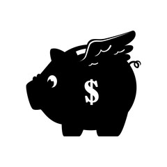 Obraz premium piggy savings money icon vector illustration design