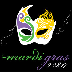 Mardi Gras Mask 2017 - 134752048
