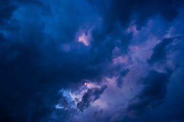  dark clouds before a thunder-storm