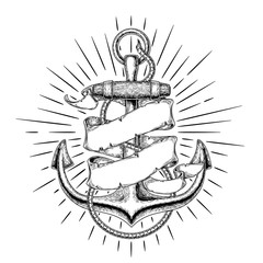  illustration nautical anchor © vectorpocket