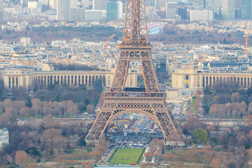 Paris. Aerial view of the city.