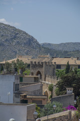 Naklejka premium Alcudia Stadt auf Mallorca in Spanien