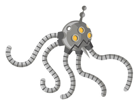 Evil Octopus Tentacles Robot