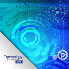 Obraz premium Abstract technology background