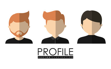 user profile icon image vector illustration design 