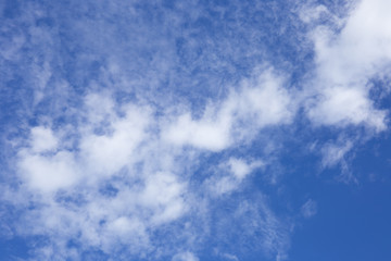 Blue Sky with Cloud background