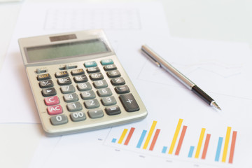 Business document charts and graphs