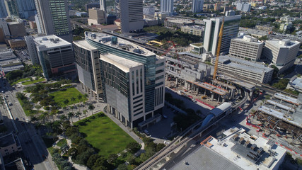 Aerial image Wilkie D. Ferguson Jr. U.S. Courthouse © Felix Mizioznikov