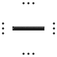 Rule isolated icon on white backgrounds.