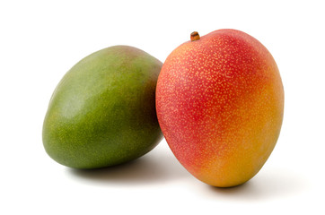 Rote und grüne Mango