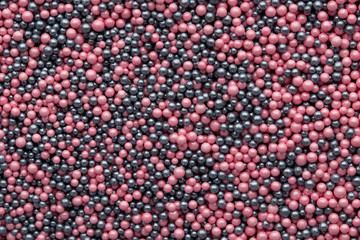 Multicoloured sweet sugar balls. Small ball pattern.