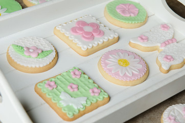 Freshly Baked Spring Flower  Cookies