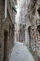 Fototapeta na wymiar Alley in the old town.
