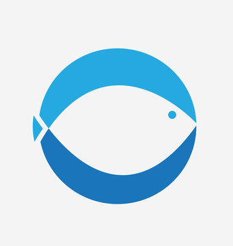 Circle Food Logo Icon for Restaurants