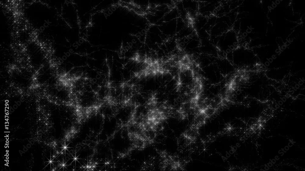 Canvas Prints space 2224: flying through star fields in space (loop).