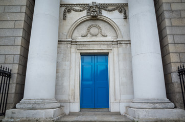 The Custom House side entrance
