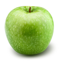 green apple isolated on white backround