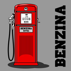 Fototapeta premium vintage gas stations