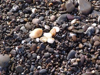 abstract, arrangement, background, balance, beach, black, blue, coastline, colour, freedom, gravel, heap, inspiration, natural, nature, nobody, pattern, pebble, photography, relaxation, rock, round, s