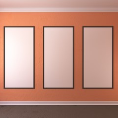 Poster mock up interior