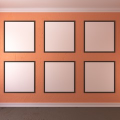Fototapeta premium Poster mock up interior