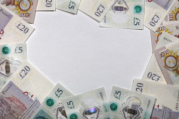 Britische Pfund Banknoten