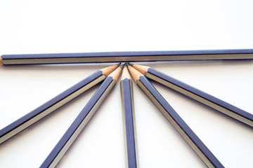 Close-up of black pencils