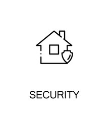 Security flat icon