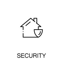 Security flat icon