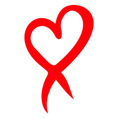 Red hearts set, Valentine day love adult xxl vintage wedding  invitation design logo