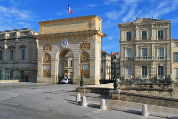 Arc de triomphe de Montpellier, France
