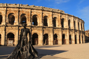  Arènes de Nîmes, France
 - obrazy, fototapety, plakaty