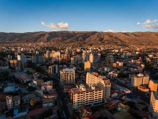 Fototapeta na wymiar Cochabamba Aerial