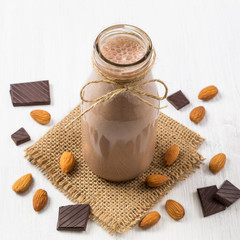 Almond chocolate smoothie