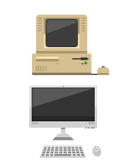 Computer vector evolution illustration.