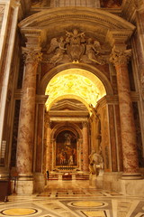 Intérieur de la Basilique Saint-Pierre à Rome, Vatican