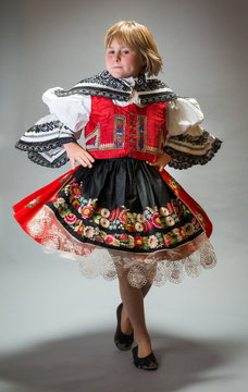 Czech folklore dancer 