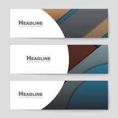 Fototapeta premium Abstract vector layout background set. For art template design, list, front page, mockup brochure theme style, banner, idea, cover, booklet, print, flyer, book, blank, card, ad, sign, sheet,, a4.