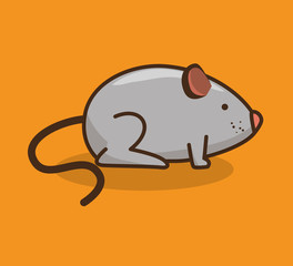 mouse pet shop icon vector illustration design