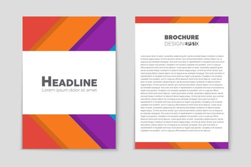 Naklejka premium Abstract vector layout background set. For art template design, list, front page, mockup brochure theme style, banner, idea, cover, booklet, print, flyer, book, blank, card, ad, sign, sheet,, a4.