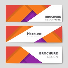 Fototapeta premium Abstract vector layout background set. For art template design, list, front page, mockup brochure theme style, banner, idea, cover, booklet, print, flyer, book, blank, card, ad, sign, sheet,, a4.