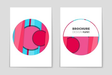 Fototapeta premium Abstract vector layout background set. For art template design, list, front page, mockup brochure theme style, banner, idea, cover, booklet, print, flyer, book, blank, card, ad, sign, sheet,, a4.