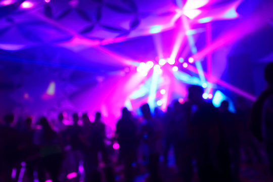 Defocused music concert