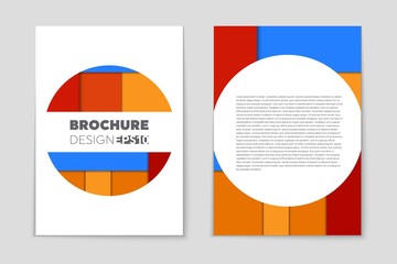 Obraz premium Abstract vector layout background set. For art template design, list, front page, mockup brochure theme style, banner, idea, cover, booklet, print, flyer, book, blank, card, ad, sign, sheet,, a4.