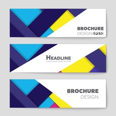 Naklejka premium Abstract vector layout background set. For art template design, list, front page, mockup brochure theme style, banner, idea, cover, booklet, print, flyer, book, blank, card, ad, sign, sheet,, a4.