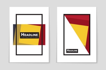 Abstract vector layout background set. For art template design, list, front page, mockup brochure theme style, banner, idea, cover, booklet, print, flyer, book, blank, card, ad, sign, sheet,, a4.