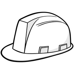 Construction Hard Hat Illustration