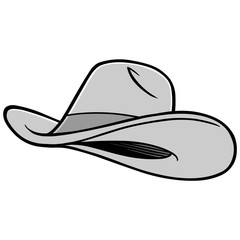 Cowboy Hat Illustration