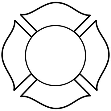 Firefighter Maltese Cross